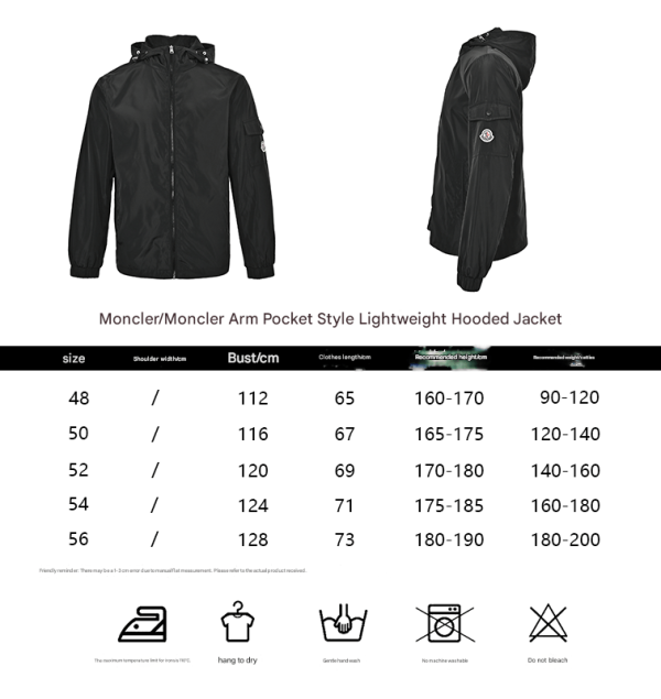Moncler Etiache Hooded Jacket- Black