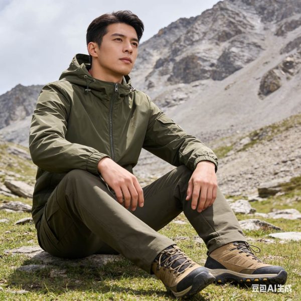 Moncler Etiache Hooded Jacket- Green