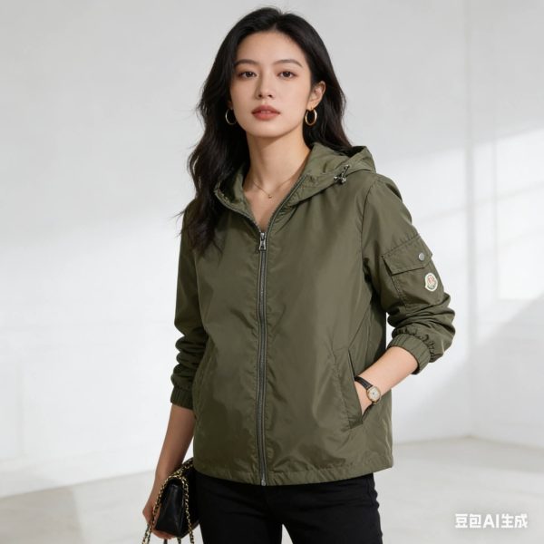 Moncler Etiache Hooded Jacket- Green