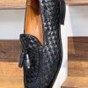 Onyx-Woven-Calfskin-Tassel-Loafer-The-Summer-Black-Tie-Edition (1) Onyx Woven Calfskin Tassel Loafer | The Summer Black Tie Edition
