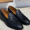 Onyx-Woven-Calfskin-Tassel-Loafer-The-Summer-Black-Tie-Edition (3) Onyx Woven Calfskin Tassel Loafer | The Summer Black Tie Edition