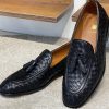Onyx-Woven-Calfskin-Tassel-Loafer-The-Summer-Black-Tie-Edition (4) Onyx Woven Calfskin Tassel Loafer | The Summer Black Tie Edition