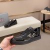Prada Black Downtown Leather Sneakers