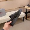 Prada Black Downtown Leather Sneakers