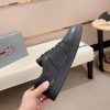 Prada Black Downtown Leather Sneakers