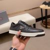 Prada Black Downtown Leather Sneakers