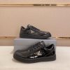 Prada Black Downtown Leather Sneakers