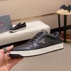 Prada Black Downtown Leather Sneakers