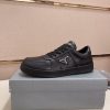 Prada Black Downtown Leather Sneakers