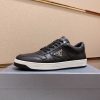 Prada Black Downtown Leather Sneakers