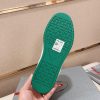 Prada Green Downtown Leather Sneakers