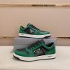 Prada Green Downtown Leather Sneakers