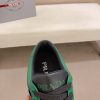 Prada Green Downtown Leather Sneakers