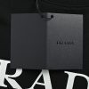 Prada Headphone Letter Print T-shirt- Black