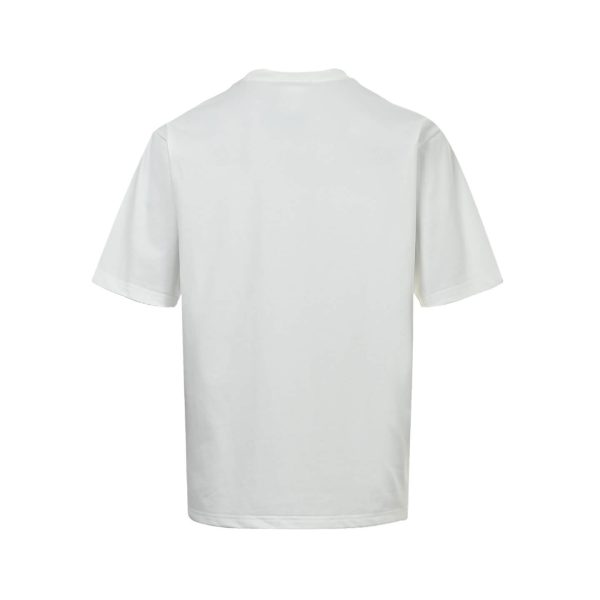 Prada Headphone Letter Print T-shirt- White