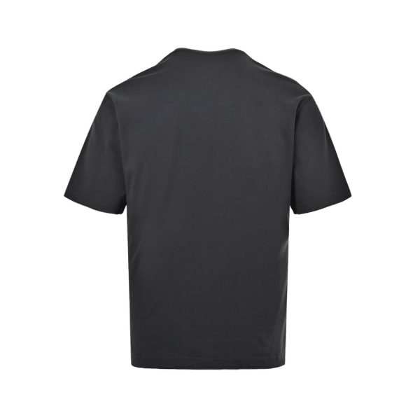 Prada Logo-Print Cotton-Jersey T-Shirt- Black