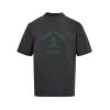 Prada Logo-Print Cotton-Jersey T-Shirt- Black