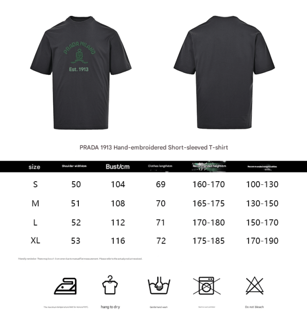 Prada Logo-Print Cotton-Jersey T-Shirt- White (1) Prada Logo-Print Cotton-Jersey T-Shirt- White