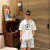 Prada Logo-Print Cotton-Jersey T-Shirt- White (2) Prada Logo-Print Cotton-Jersey T-Shirt- White