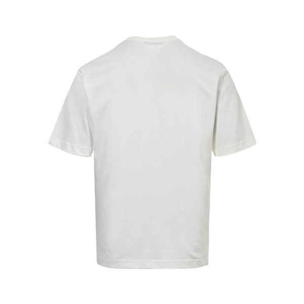 Prada Logo-Print Cotton-Jersey T-Shirt- White (7) Prada Logo-Print Cotton-Jersey T-Shirt- White