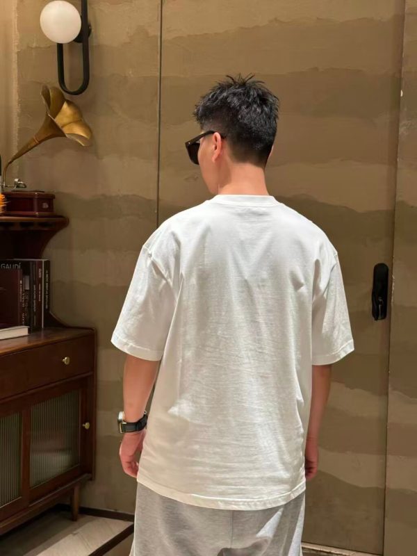 Prada Logo-Print Cotton-Jersey T-Shirt- White (8) Prada Logo-Print Cotton-Jersey T-Shirt- White