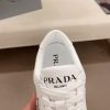 Prada White Downtown Leather Sneakers