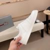 Prada White Downtown Leather Sneakers