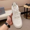 Prada White Downtown Leather Sneakers