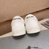 Prada White Downtown Leather Sneakers