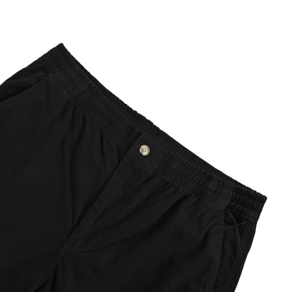 Ralph Lauren Solid Color Casual Trousers- Black