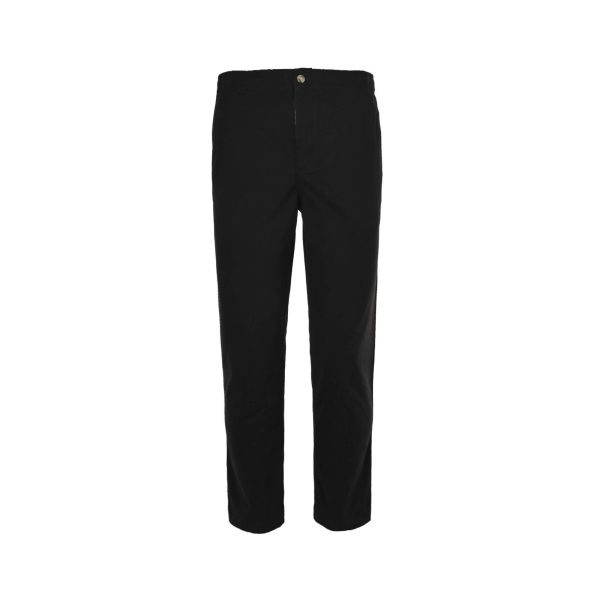 Ralph Lauren Solid Color Casual Trousers- Black