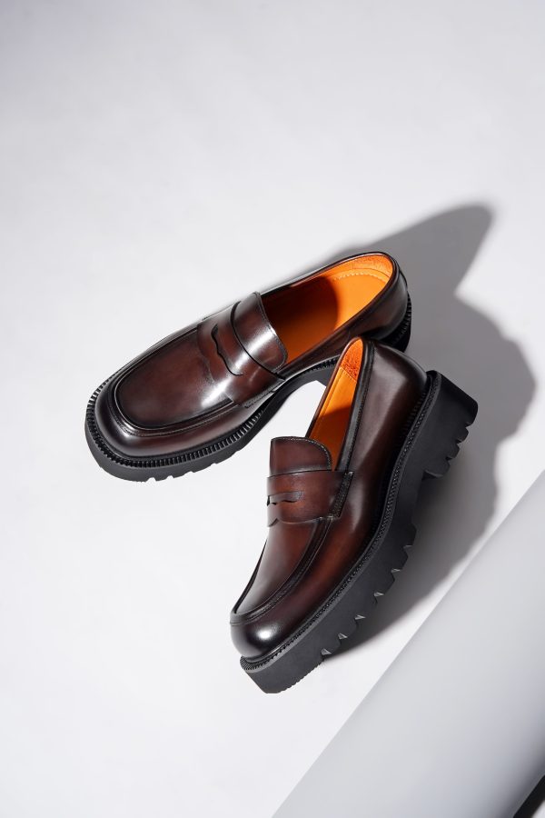 Rich Mahogany EVA Penny Loafer | The Modern Minimalist Edition