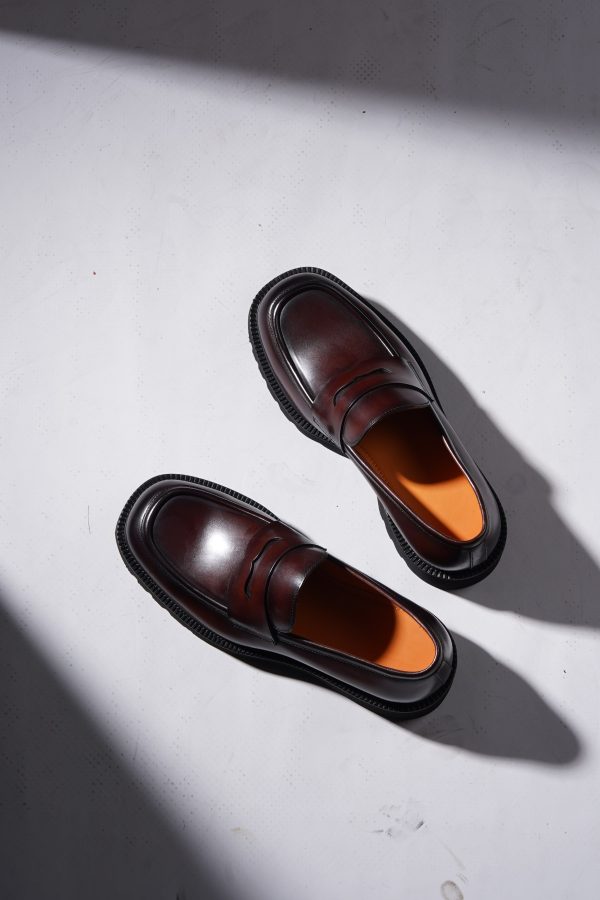 Rich Mahogany EVA Penny Loafer | The Modern Minimalist Edition