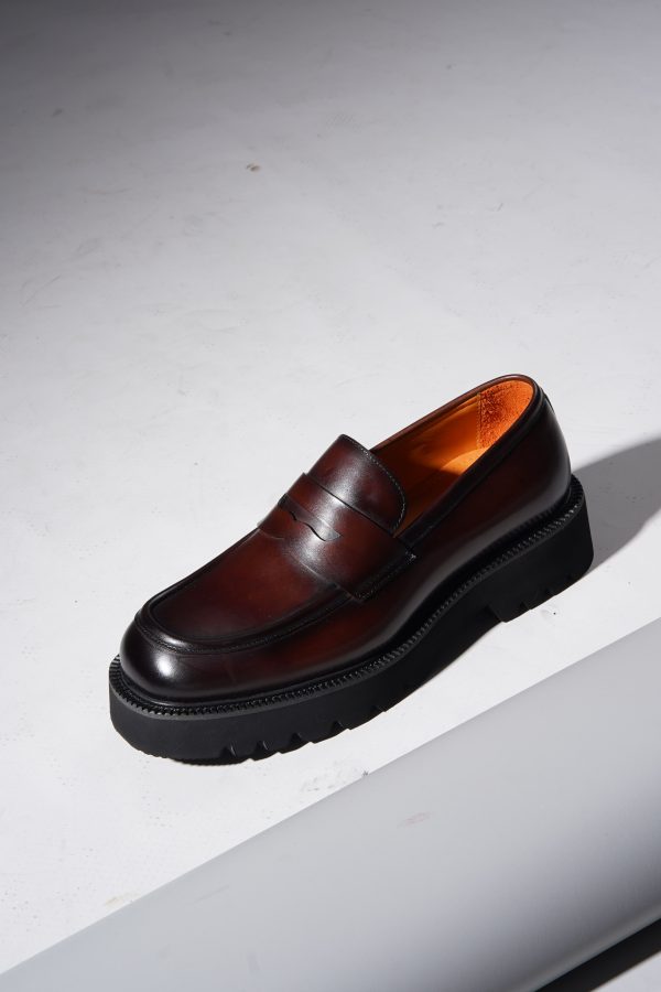 Rich Mahogany EVA Penny Loafer | The Modern Minimalist Edition