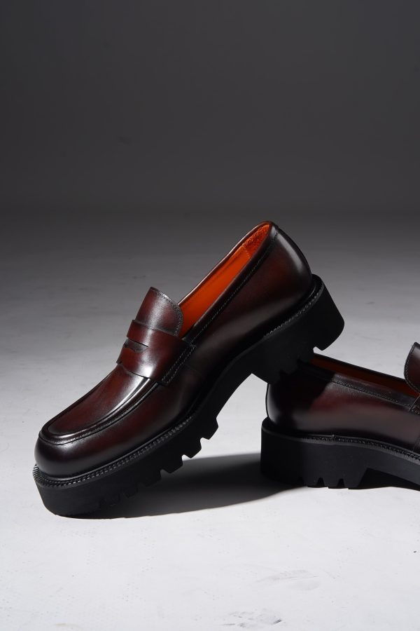Rich Mahogany EVA Penny Loafer | The Modern Minimalist Edition