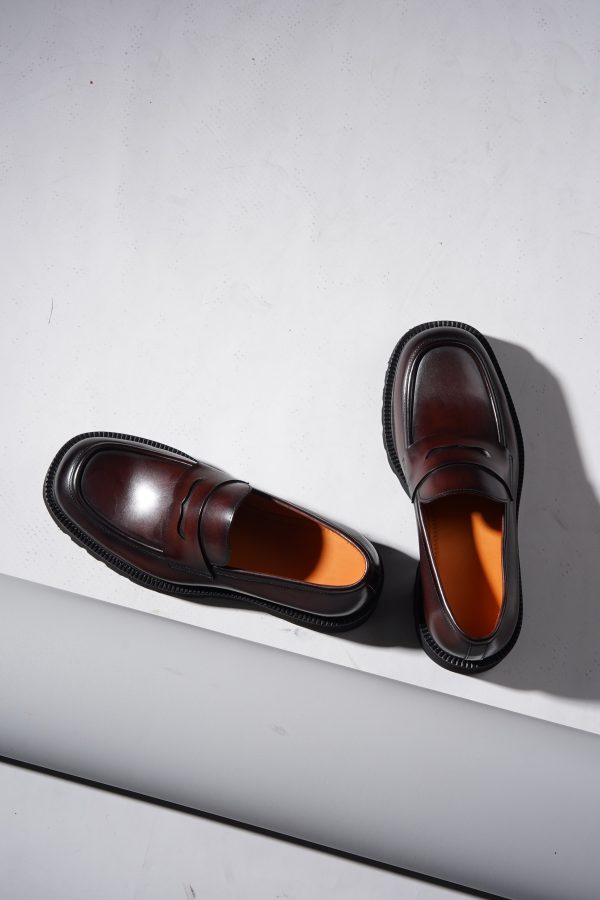 Rich Mahogany EVA Penny Loafer | The Modern Minimalist Edition