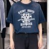 SAINT Mxxxxxx (Saint Michael) x NEIGHBORHOOD STHD . SS TEE SAINT NBHD- Navy Blue