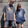 SAINT Mxxxxxx (Saint Michael) x NEIGHBORHOOD STHD . SS TEE SAINT NBHD- Navy Blue