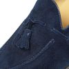 Sapphire Navy Suede Tassel Loafer | The Coastal Gala Edition