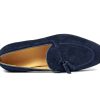 Sapphire Navy Suede Tassel Loafer | The Coastal Gala Edition