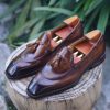 Sienna Hand-Burnished Tassel Loafer | The Italian Social Edition