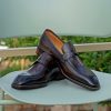 Umber Hand-Painted Chisel Penny Loafer | The Modern Visionary Edition