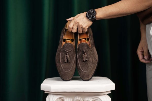 Umber Suede Tassel Loafer | The Al Fresco Celebration Edition