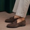 Umber Suede Tassel Loafer | The Al Fresco Celebration Edition