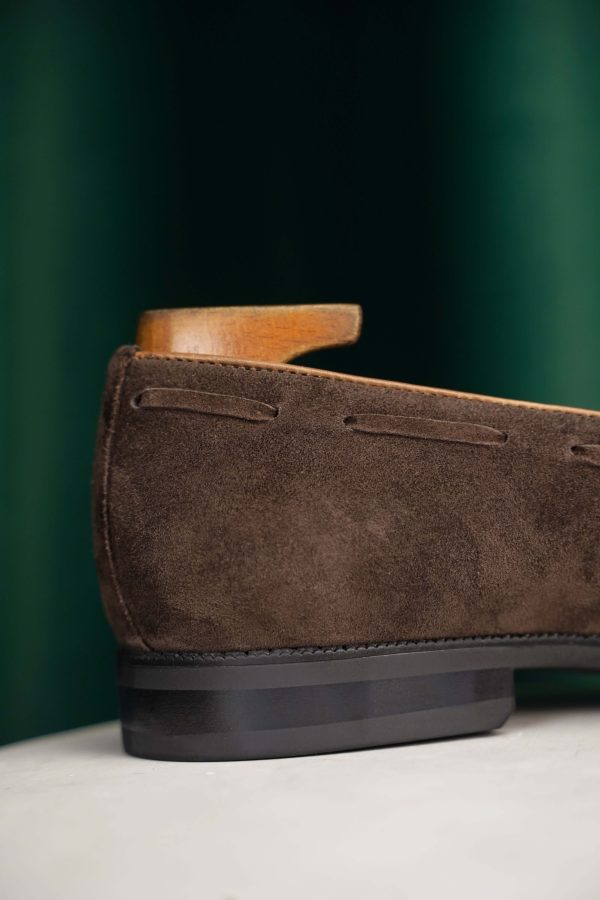 Umber Suede Tassel Loafer | The Al Fresco Celebration Edition