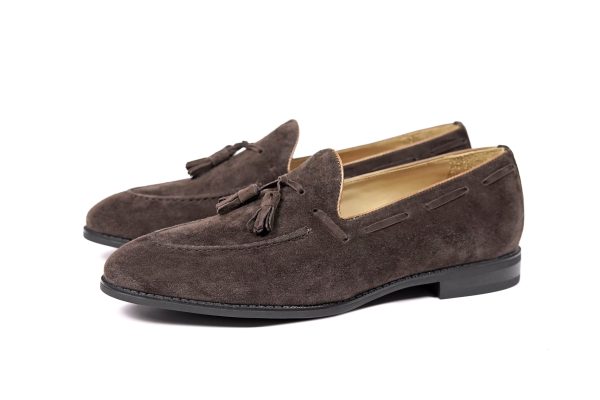 Umber Suede Tassel Loafer | The Al Fresco Celebration Edition