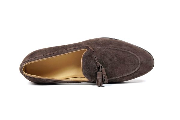 Umber Suede Tassel Loafer | The Al Fresco Celebration Edition