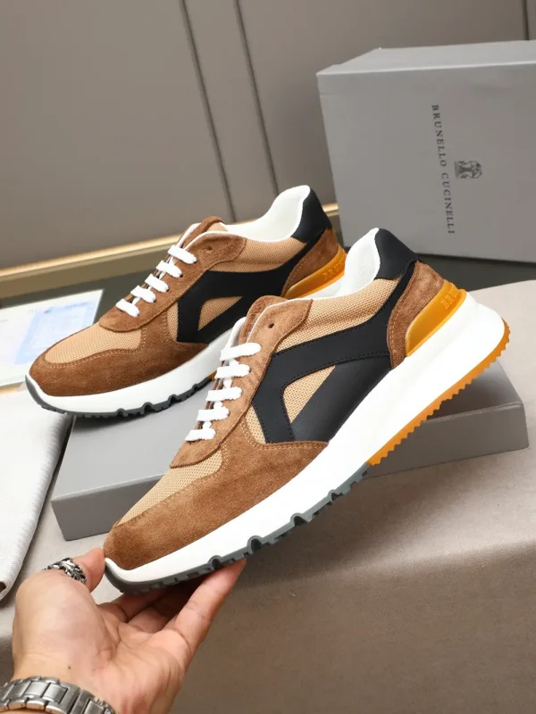 Brunello Cucinelli Men's Leather Sneakers - Suede Luxury