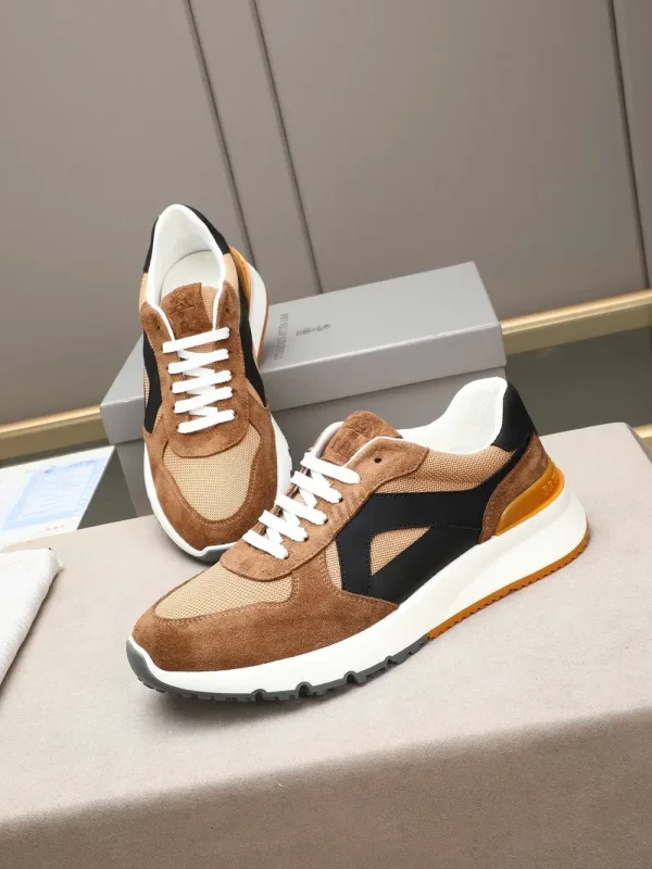 Brunello Cucinelli Men's Leather Sneakers - Suede Luxury