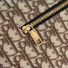 Dior Jett Men's Brown Jacquard Messenger Bag